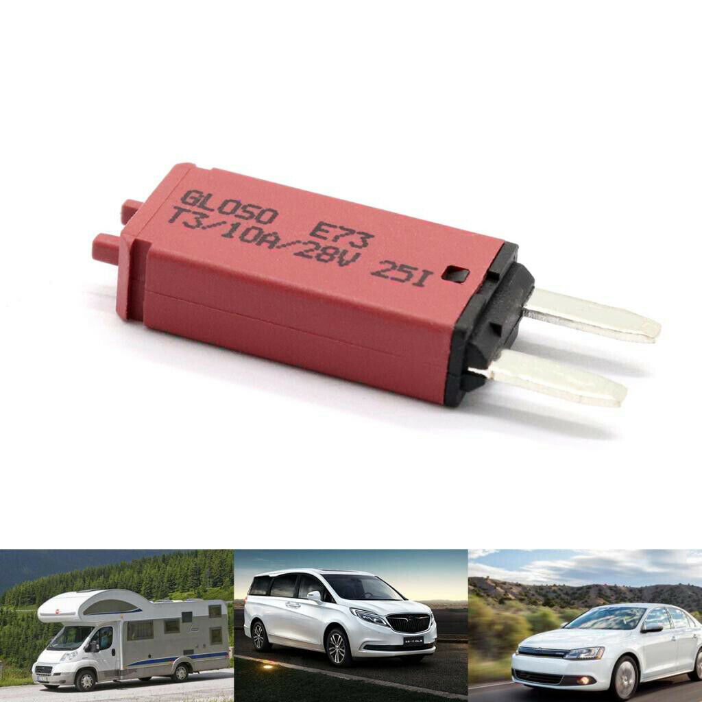 Circuit Breaker Small  Fuse 12V-24V Resettable 10A for Marine Boat Car