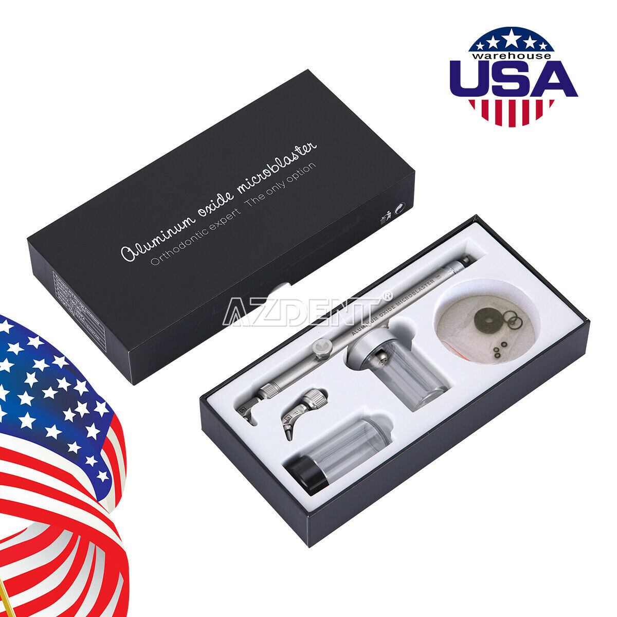 Alumina Sandblasting Gun Air Abrasion Polisher System Microetcher  Handpiece 4H