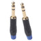 2x 6.35mm Stereo   Connector for DIY Microphone Audio Soldering Adapter