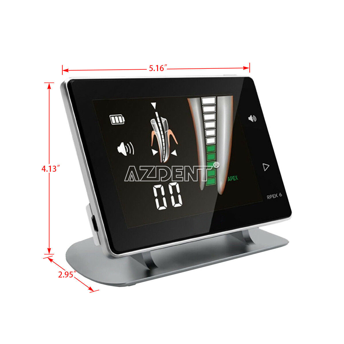 Dental 4.5" LCD Screen Apex Locator Endodontic Root Canal Metallic Woodpecker UK