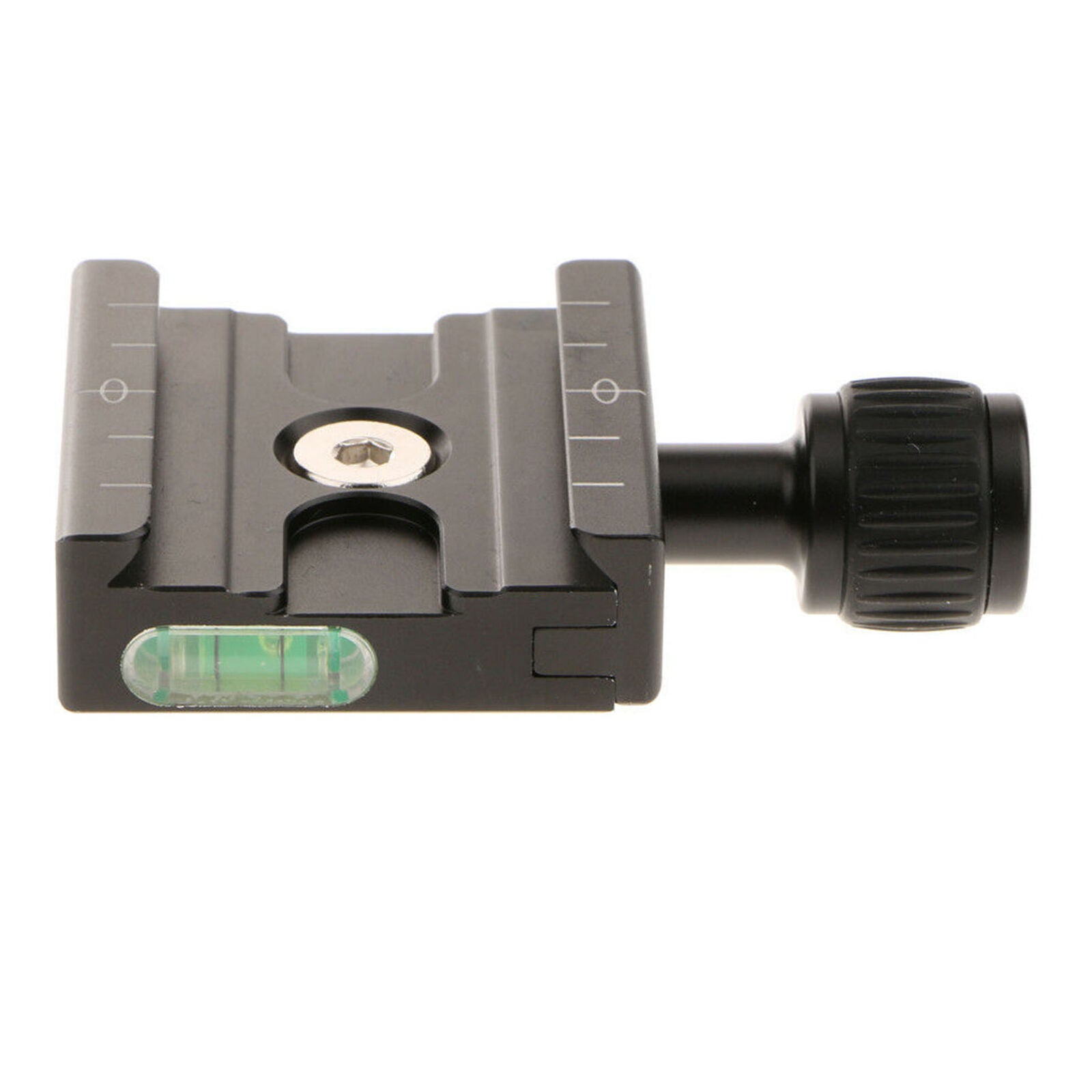 50mm QR Clamp Adapter & Level Arca-Swiss for Tripod Head Quick Release Plate