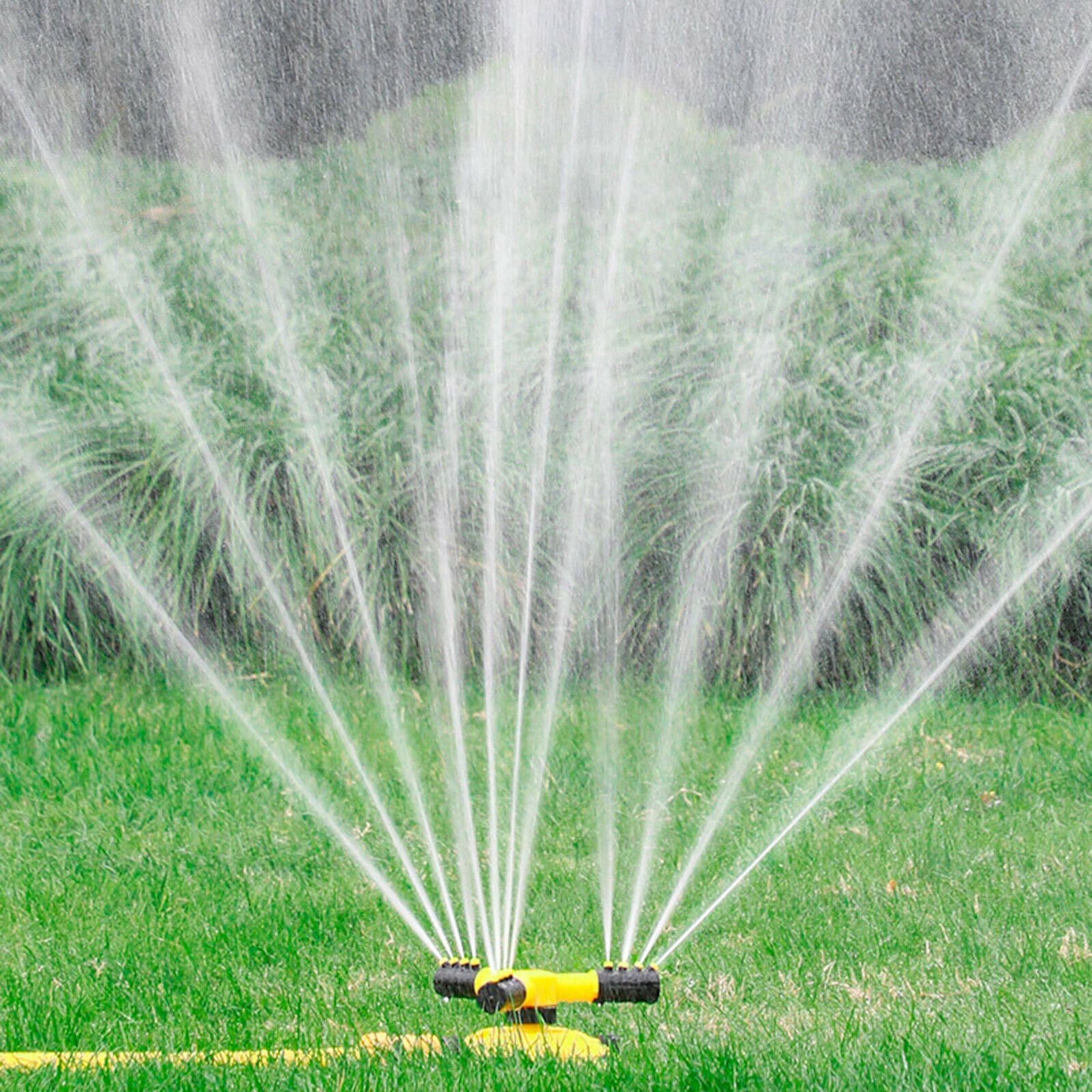 Lawn Sprinkler Premium 3-Arm Oscillating Greenhouse Sprayer Sprinklers