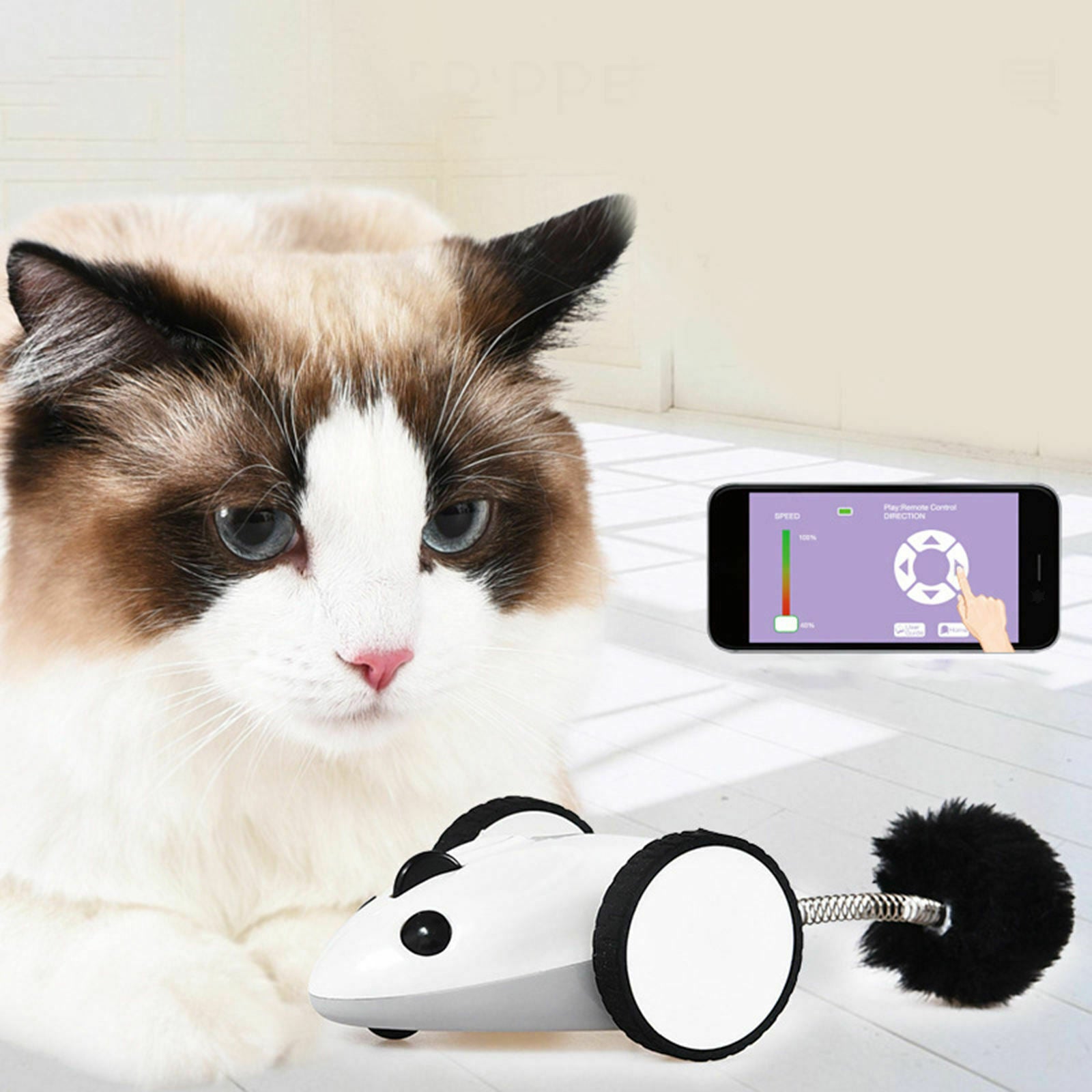 Cat Toys Moving Mouse Remote Control Simulation Interactive Cat Toys for