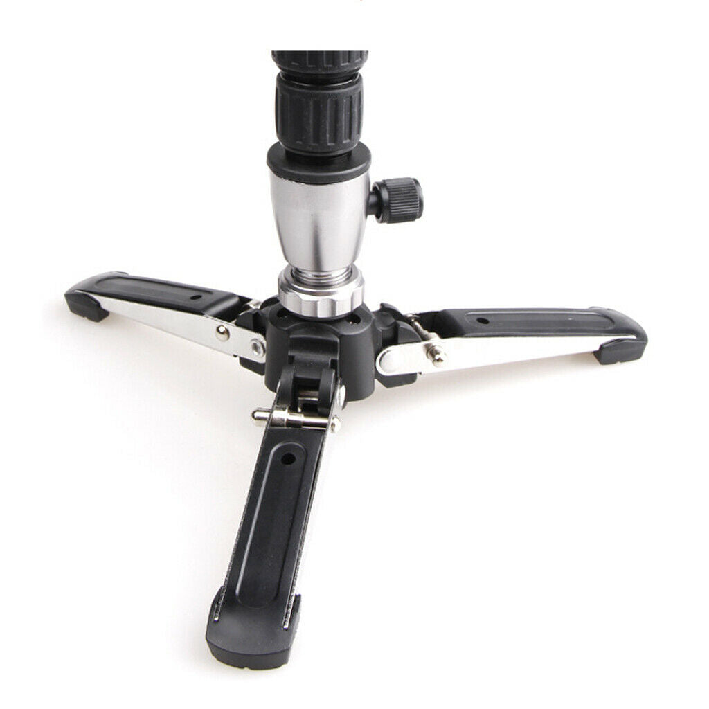 Portable Monopod Base 1/4inch Tripod Adapter Legs Support For DSLR Camera