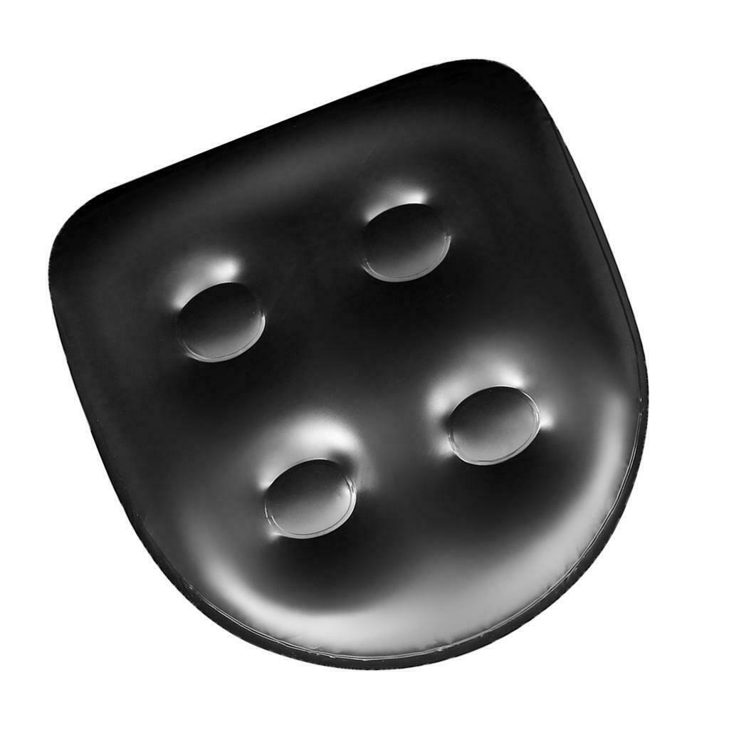 3Pcs Spa Booster Seat Cushion Inflatable for Hot Tub Soft Suction Up Black