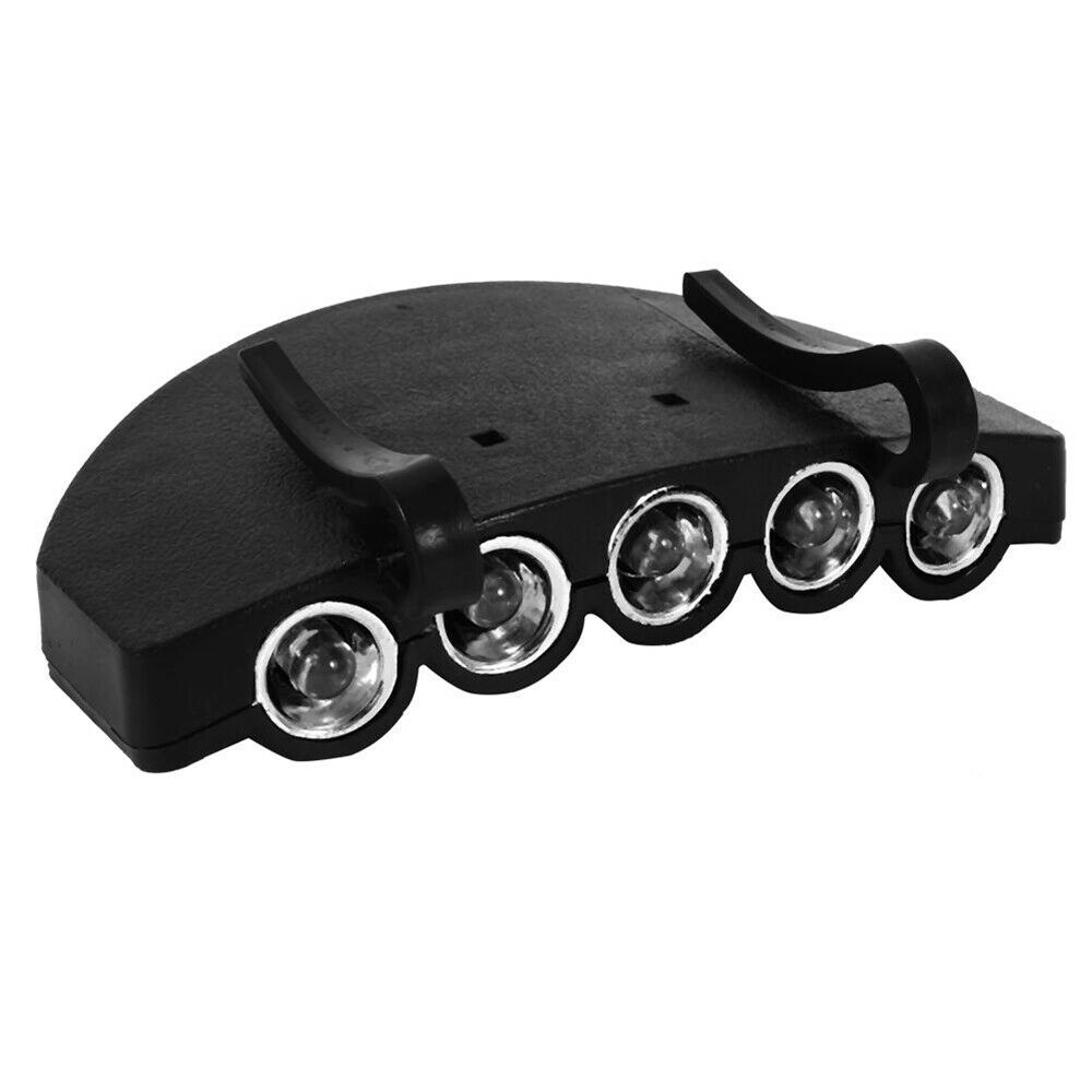 Lampes Frontale Clip On Cap Hat Head Light Lamp Torch Fishing Camping Hiking