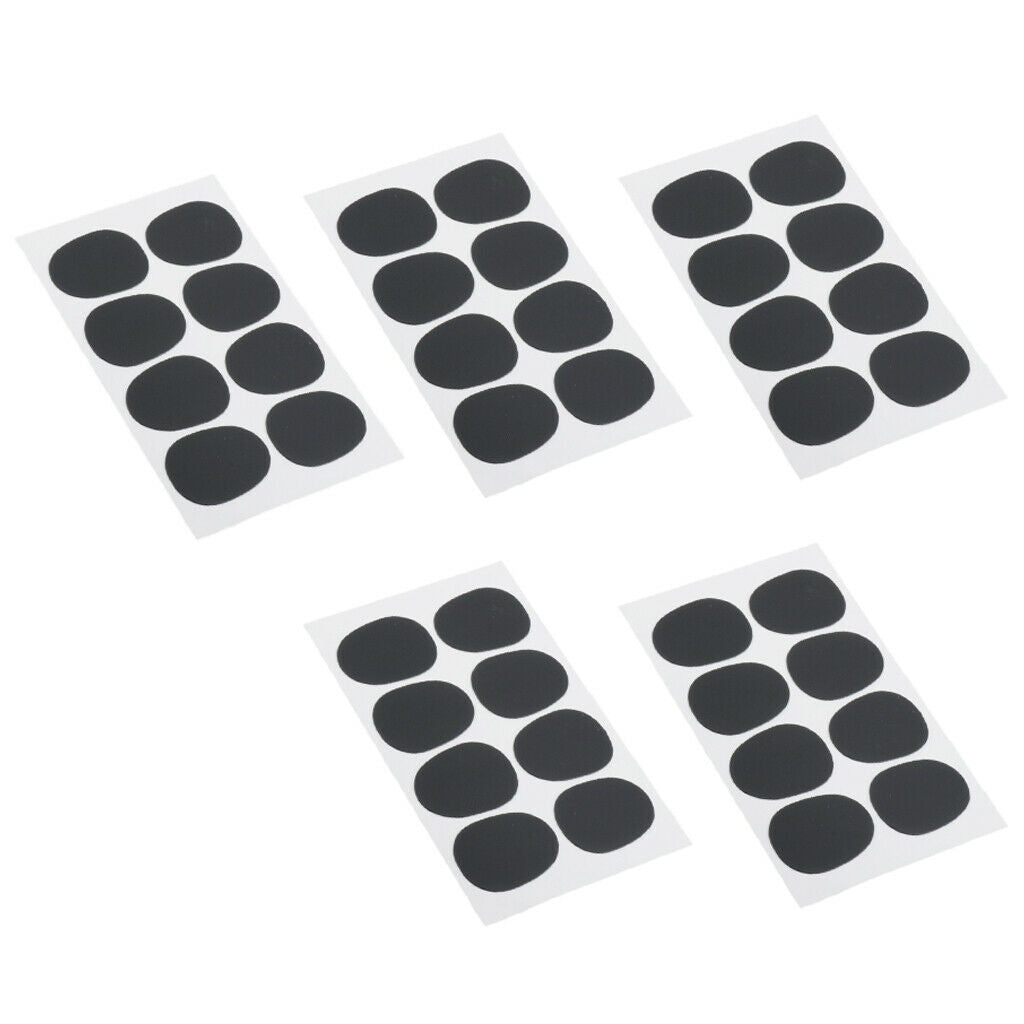40 Pieces Alto/Tenor Sax Mouthpiece Pad Sax Pads for Saxophone Accessory
