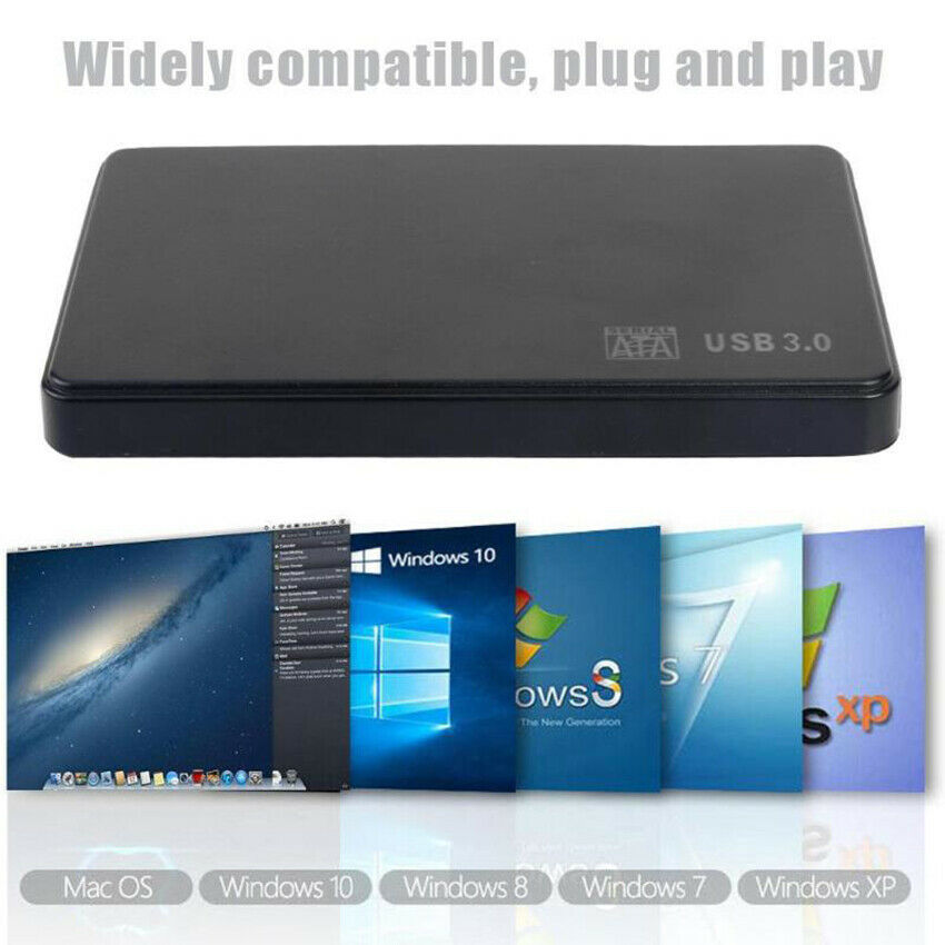 USB 3.0 2.5 inch SATA External SSD Hard Drive Mobile Disk Enclosure Case Box