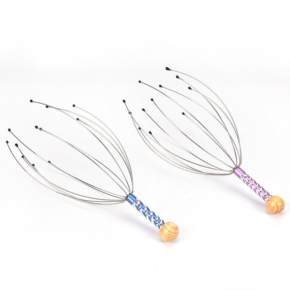 New Head Neck Scalp Massager Massage Tool Stress .l8