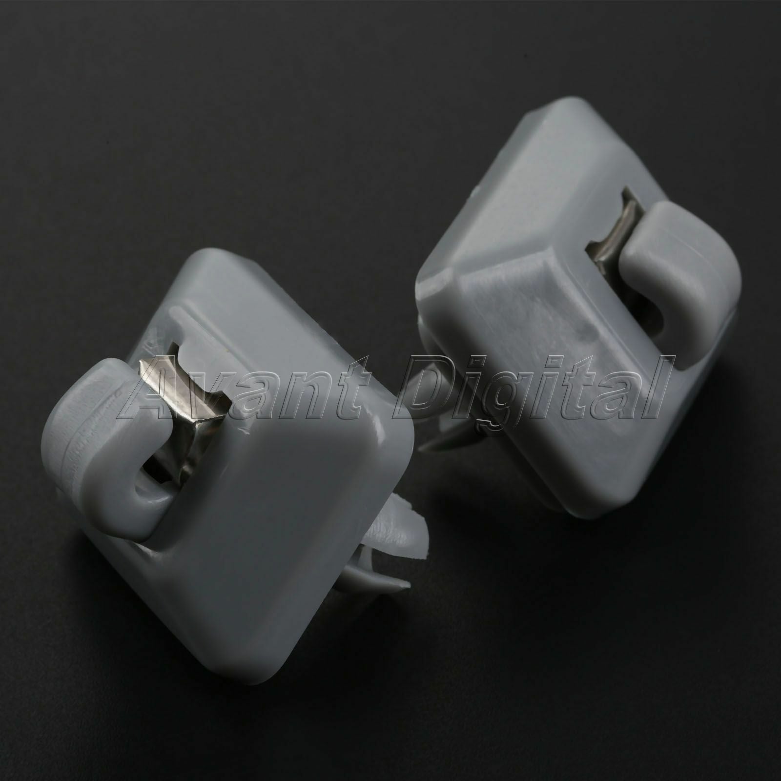2pcs Sun Visor Clip 6R0 857 561 Y20 Fit For  Passat Polo UP  Rapid 12-15