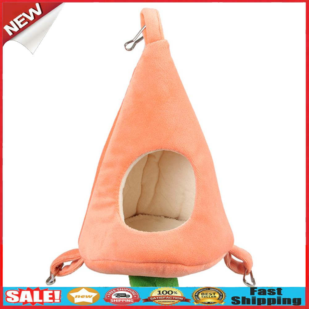 Hamsters Sleeping Bag Bedroom Golden Hamster Winter Warm Plush Carrot Bed  @
