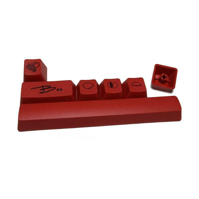 Little Bee Keycap PBT 6.25U Space Keycap Set 5 Sides Dye Upgrade Keycap Keycap
