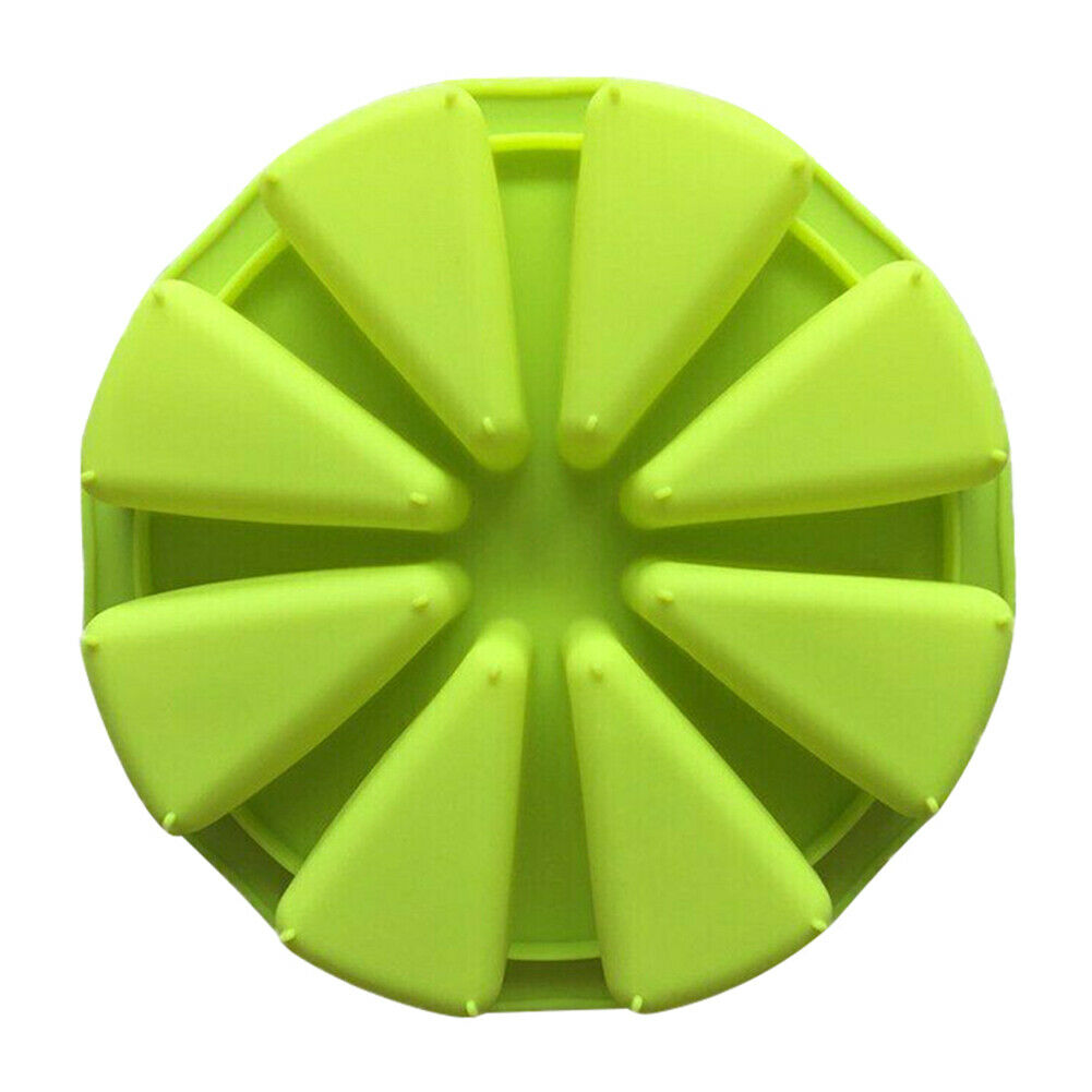 Silicone Cake Mold Non-sticky Triangle Bakeware Home DIY Baking Pizza Tray @