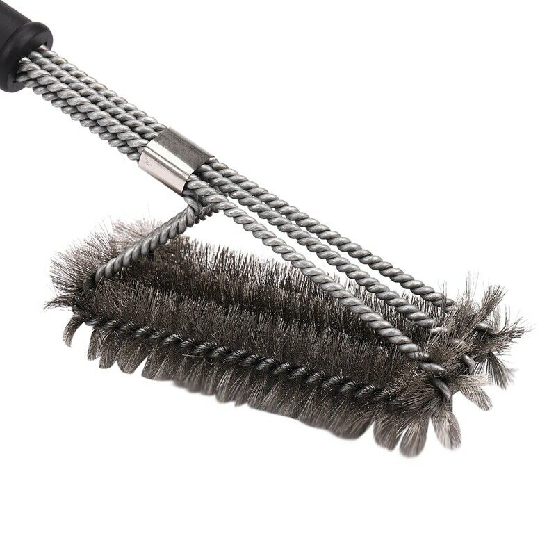 Barbecue brush, 3 in 1 barbecue grill brush cleaning brush with stainless steeJ6