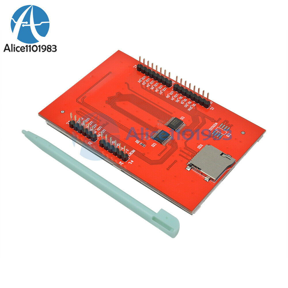 2.8" SPI TFT LCD 240x320 Serial Port Module+5V/3.3V PCB Adapter Micro SD ILI9341