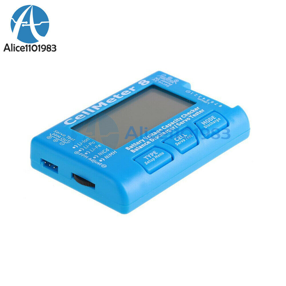 Digital LCD Battery Capacity Tester For NiMH Nicd LiFe LiPo Li-ion Battery Meter