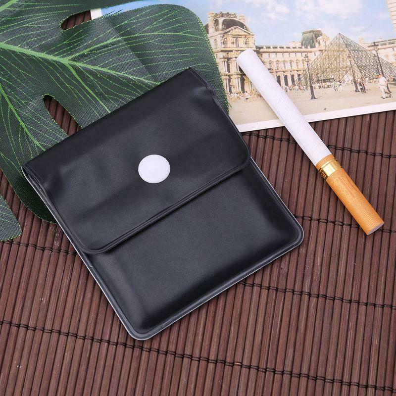 Portable Ashtray Pocket Smoking Cigar Tobacco Ash Storage Bag Fireproof PVC