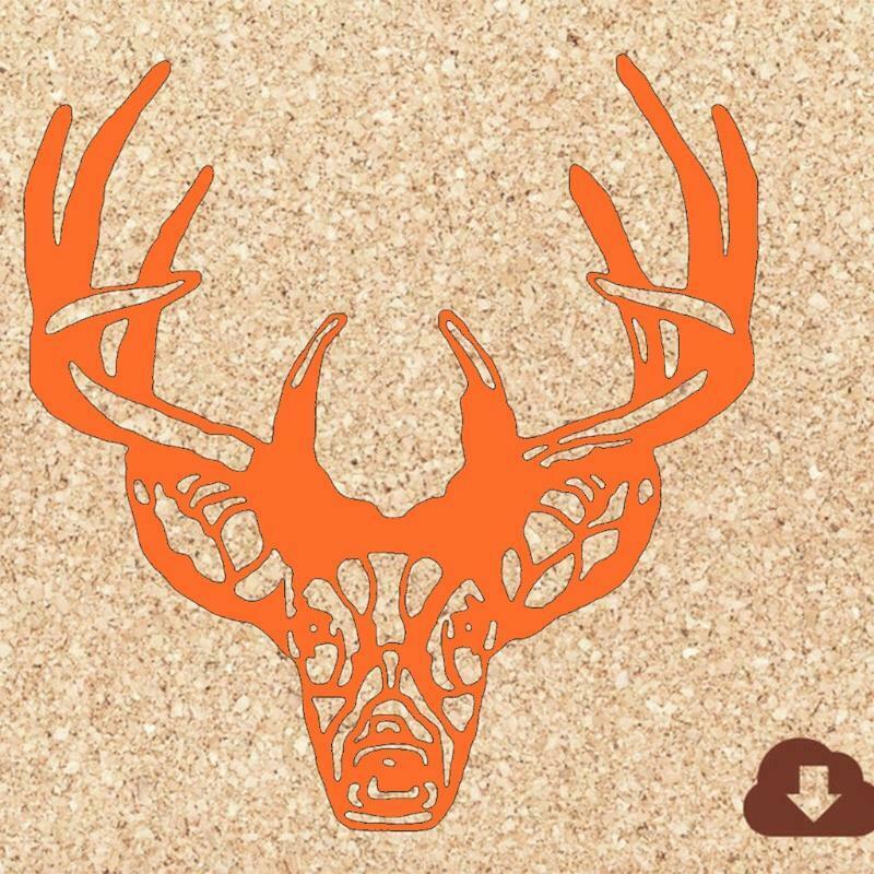 Deer Head Metal Cutting Dies Stencil DIY Scrapbooking Album Paper Card Template