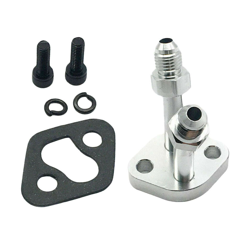 Aluminum Turbo Water Coolant Flange Kit For  CT9 CT12 CT20 CT26 4AN