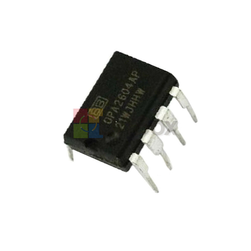 10Pcs OPA2604APG4 OP AMP IC BURR-BROWN/BB/TI DIP-8 OPA2604AP OPA2604APG4 IC