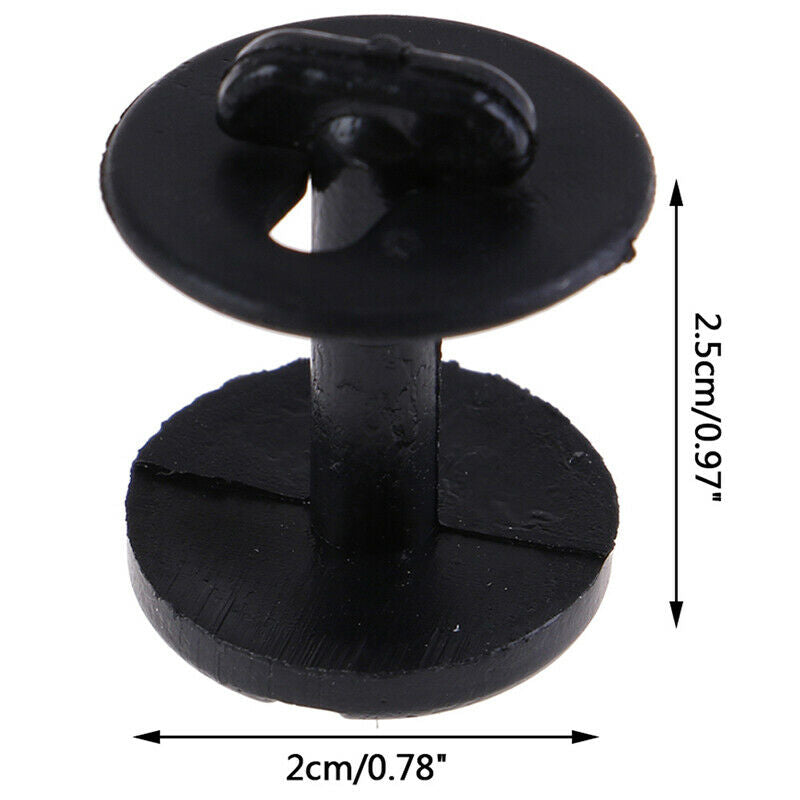 10X Floor Carpet Mat Clips(Twist Lock With Washers)Automobile Replace FaJ Lt