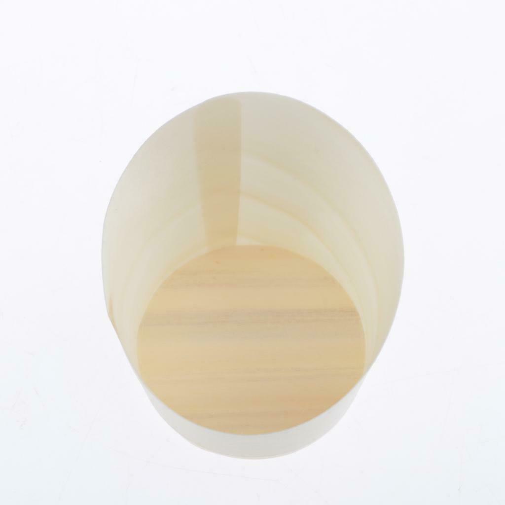 50 Pieces Disposable Wooden Oblique Cut Cups for Party Serving Food Snacks