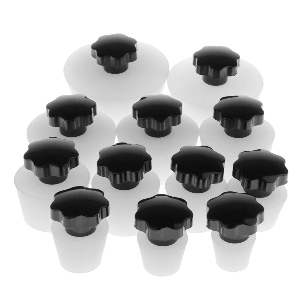 Silicone Washing Machine Sewer Pipes Plug w/ Handle Drain Stench  7#