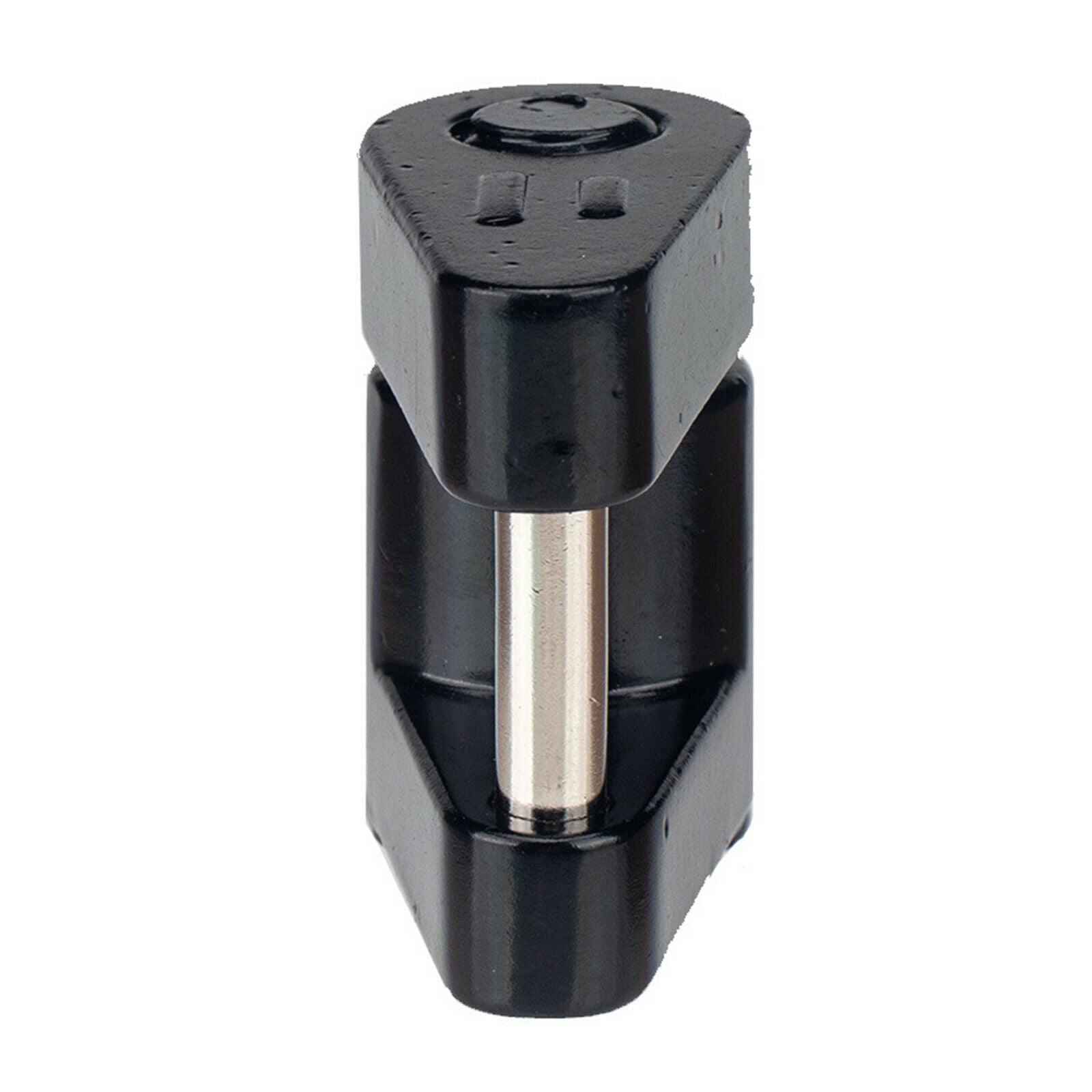 Compact Black Trailer Hitch Tongue Coupler Lock Dia 1/4" for Towing Hauling