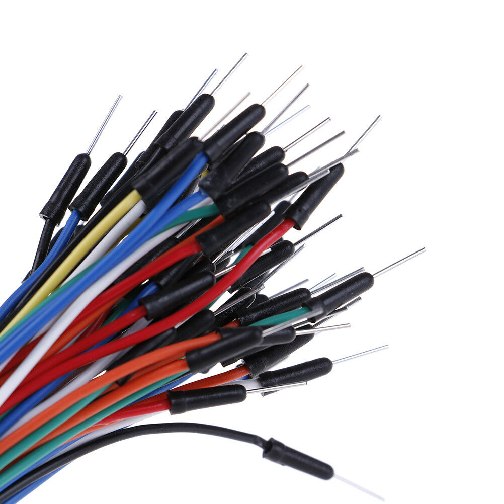 65x male to male solderless flexible breadboard jumper cable wires for ard.l8