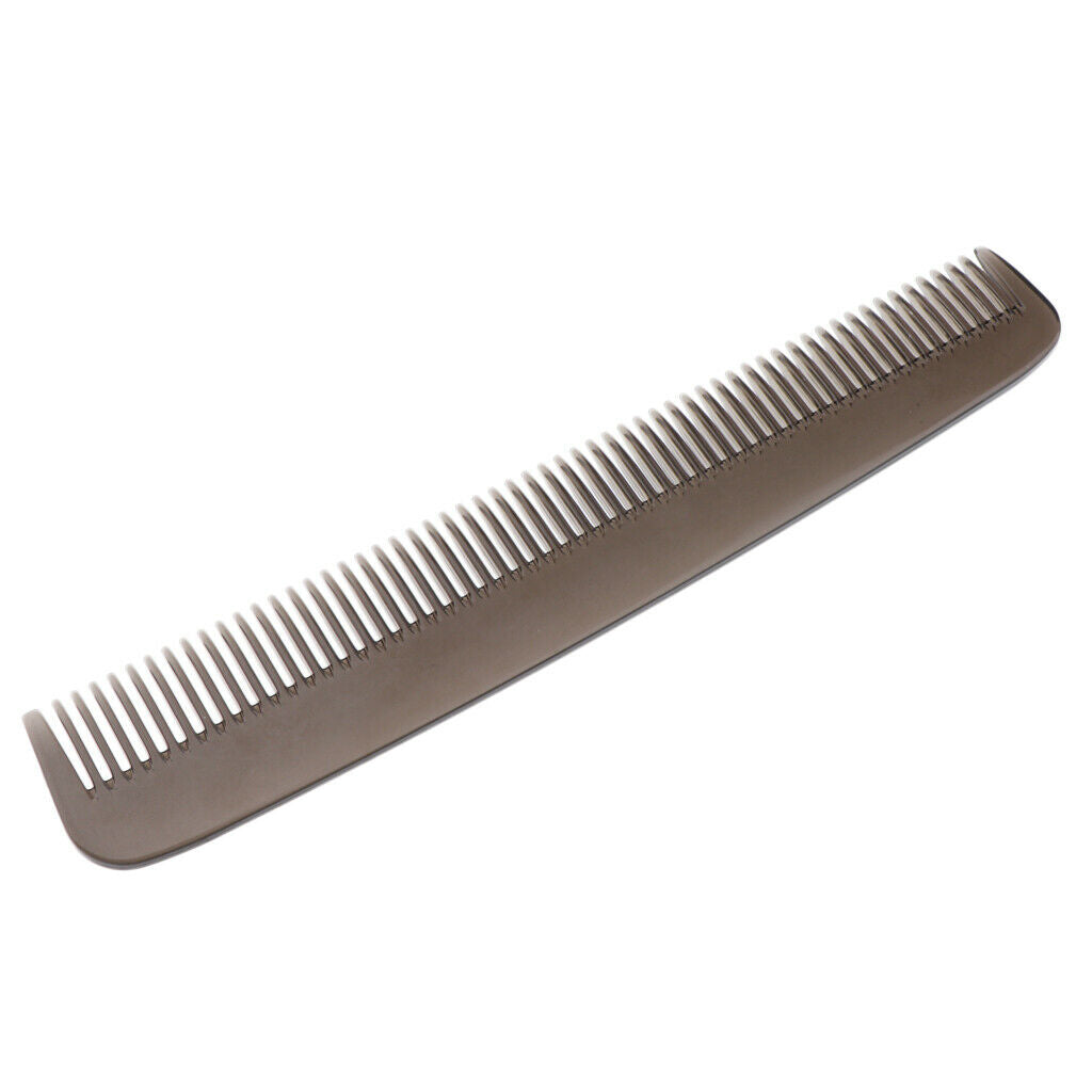 Salon Hair Cutting Styling Fine Tooth Comb Plastic Beard Grooming Comb Grey