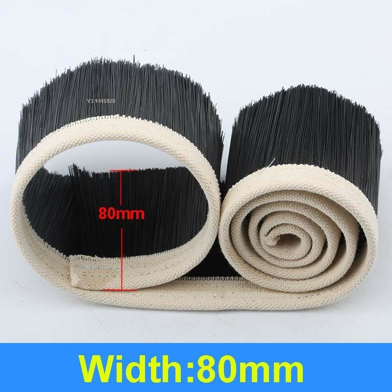 80mm Nylon Brush Vacuum Cleaner Engraving Machine Dust Cover CNC Router 1 Meter