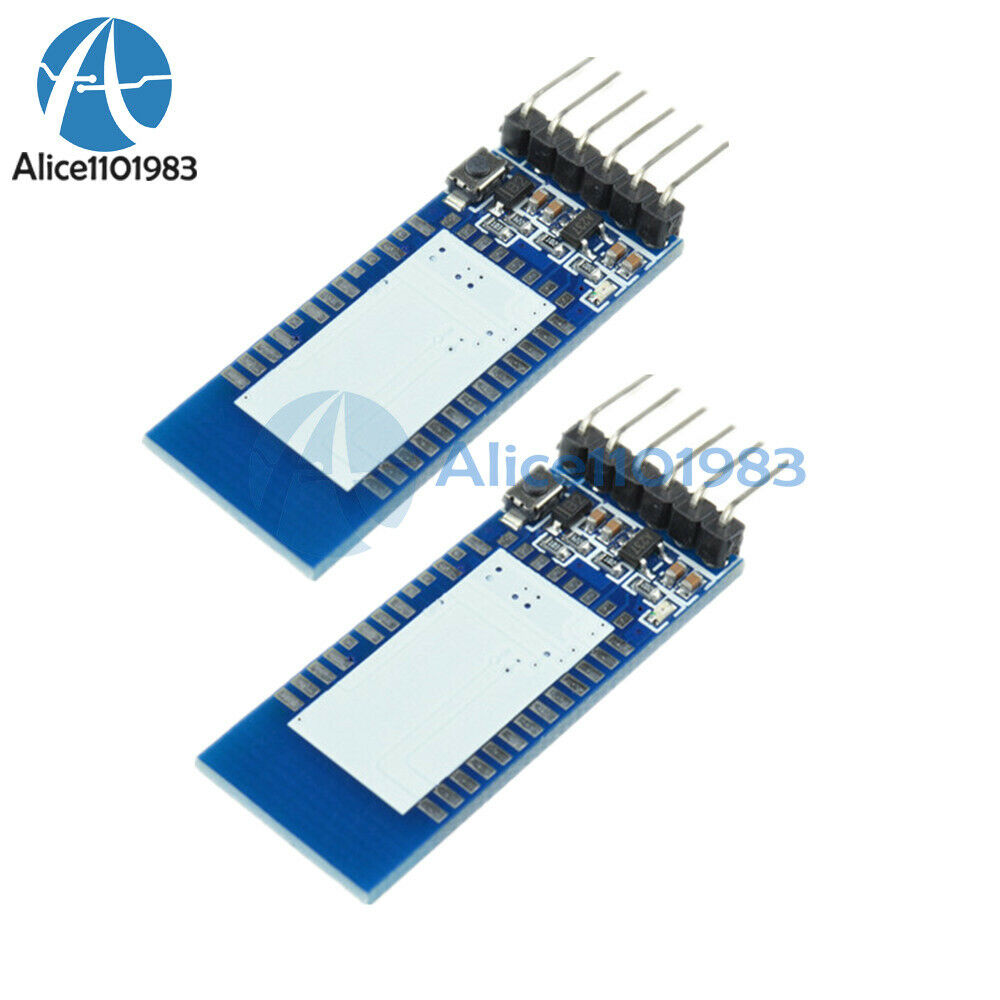 2PCS Bluetooth Serial Transceiver Module Base Board w/ clear button for Arduino