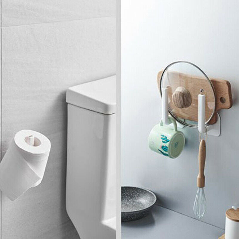 Multifunctional Hooks Self Adhesive Practical Wall Door Storage Holder