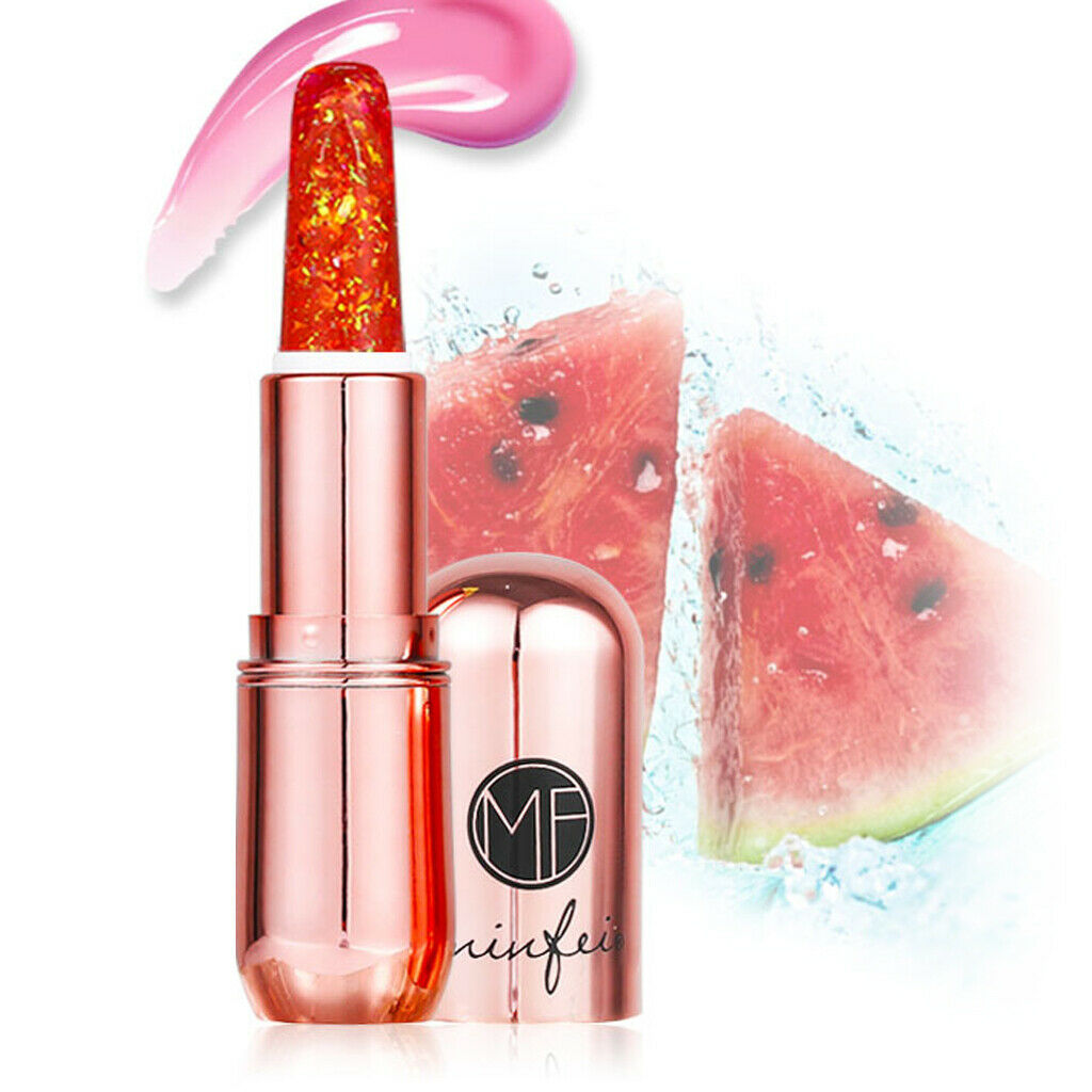 Flower Lipstick Color Jelly Lipgloss Magic Temperature Change Watermelon Flavor