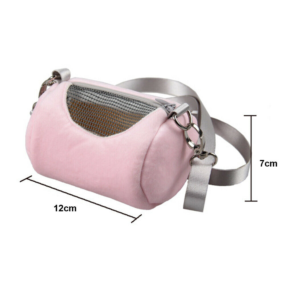 2Pcs Breathable Hamster Travel Bag Reptile Outgoing Travel Handbag for Small
