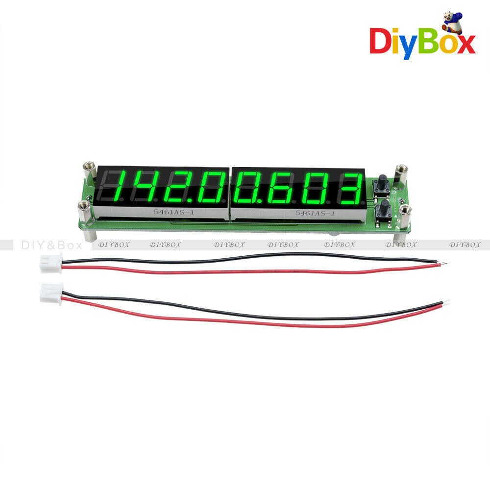 Signal Frequency Counter RF 0.1-60MHz 20MHz ~ 2.4GHz Green Cymometer Tester