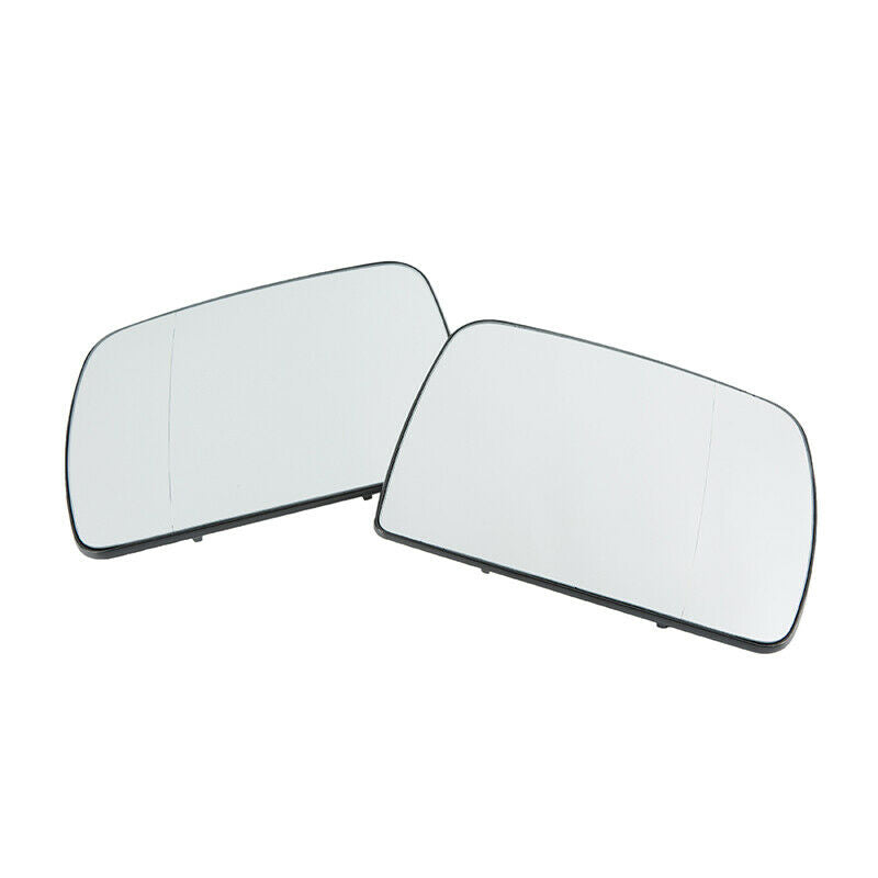 For BMW X5 E53 1999-2006 Car Door Side Wing Mirror Gass Left Right  Heated 2pcs