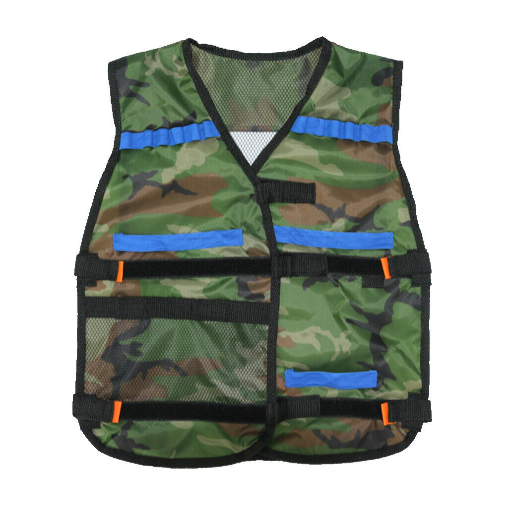 Children Adjustable Waistcoat   Camouflage Jacket Combat Training Vest