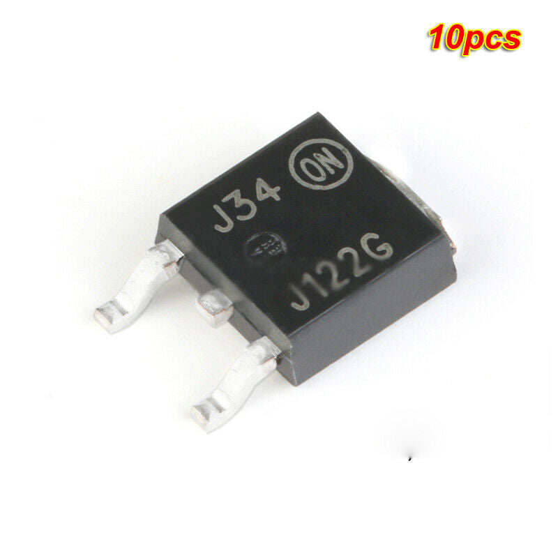10pcs SMD Triode MJD122T4G silk screen J122G TO-252-2 100V/8A transistor