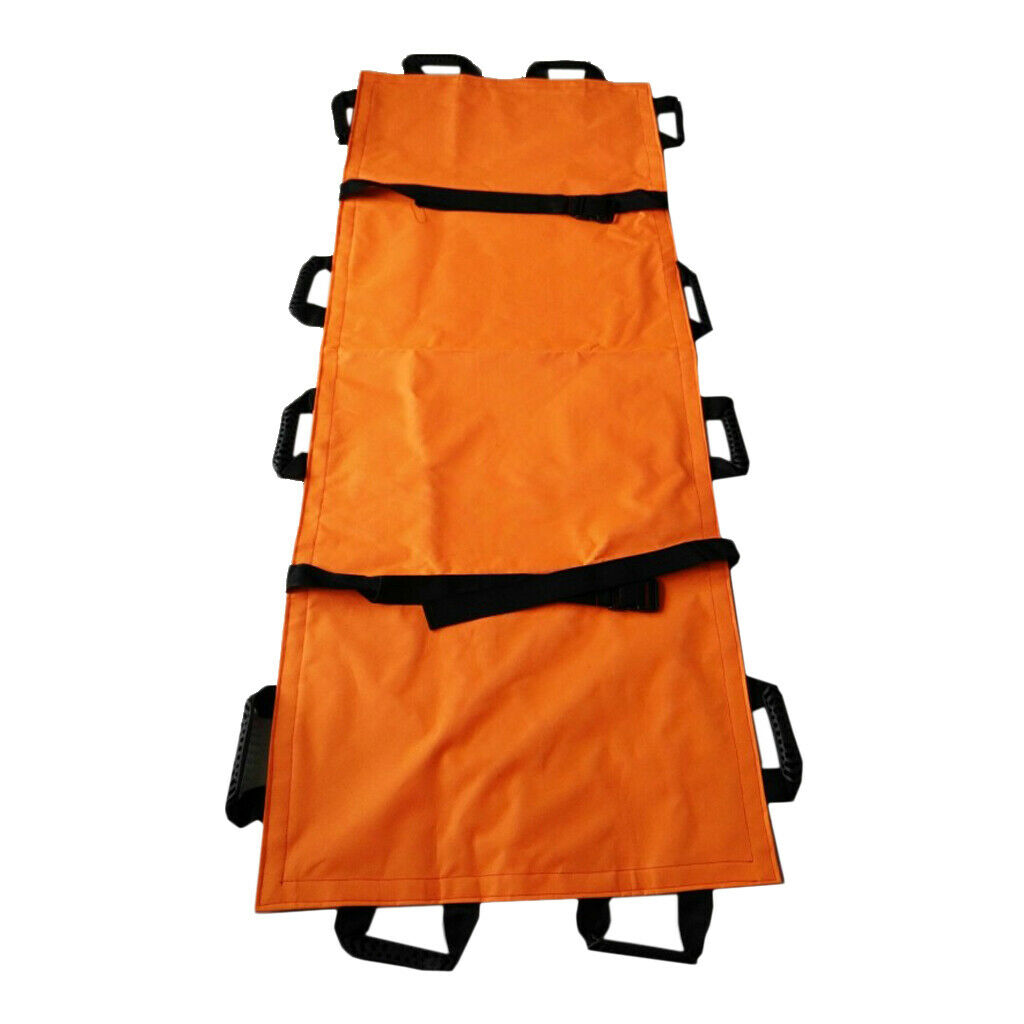 Emergency Mover Stretcher Aluminum Alloy Rescue Stretcher Litter Orange