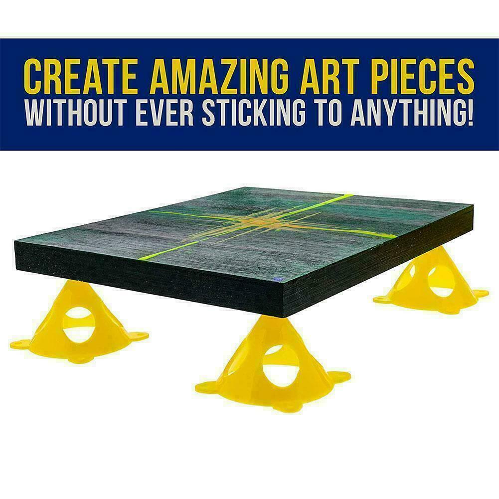 Wood work Tools Painter Pyramid Stands Paint Tool Triangle Pads Paint I0J7