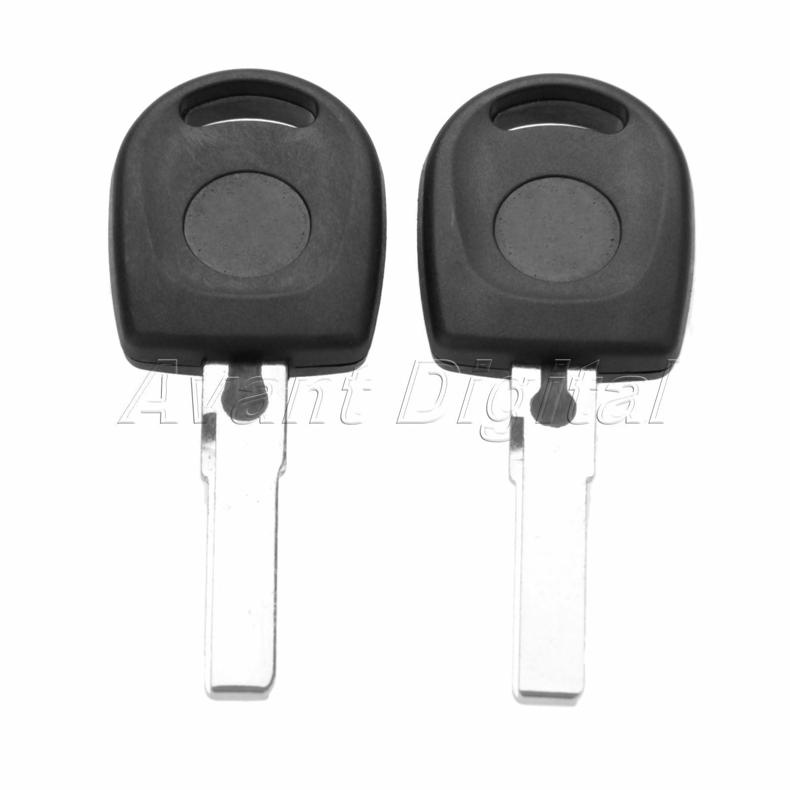 2Pcs Remote Key ID48 Chip HU66/HAA Uncut Blade Fit For  Golf 1998-2004