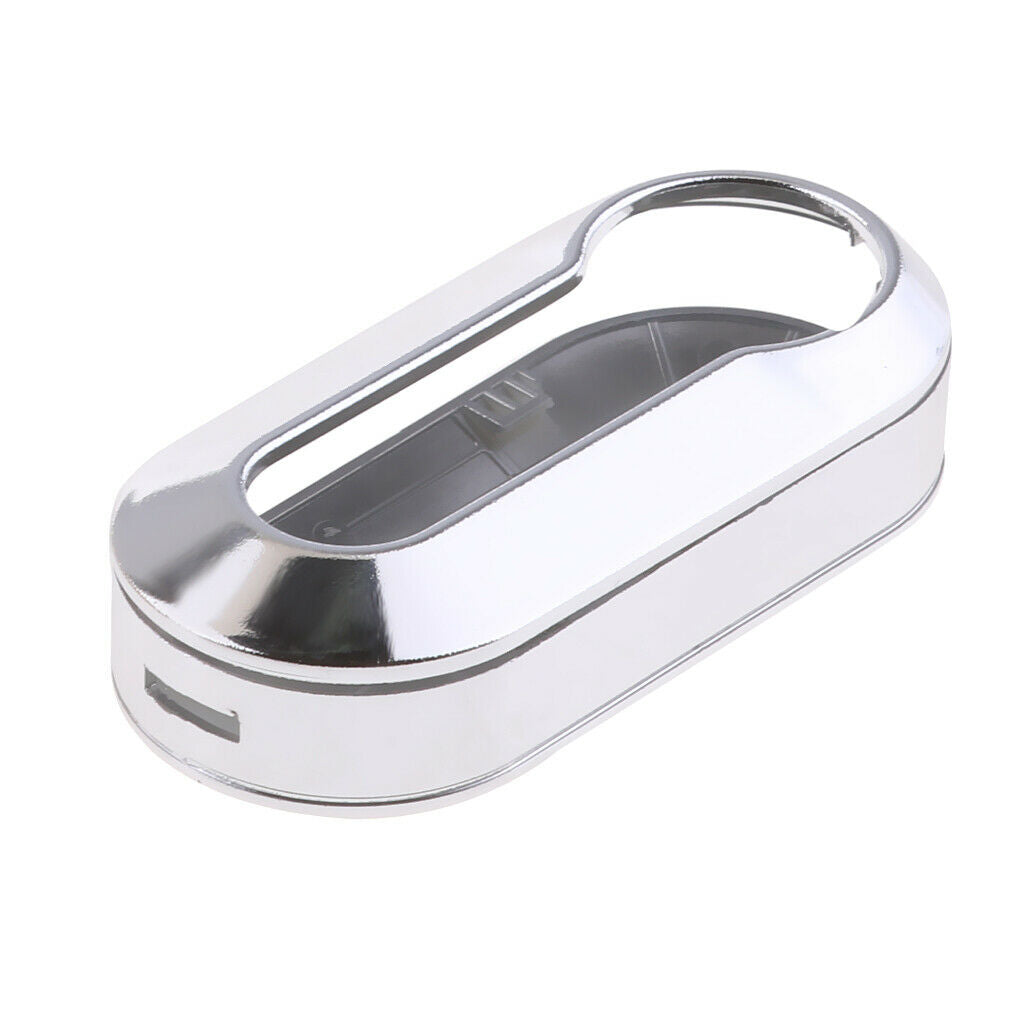 New ABS Folding Remote Flip Key Fob Shell Casing Cover for Fiat 500 Auto