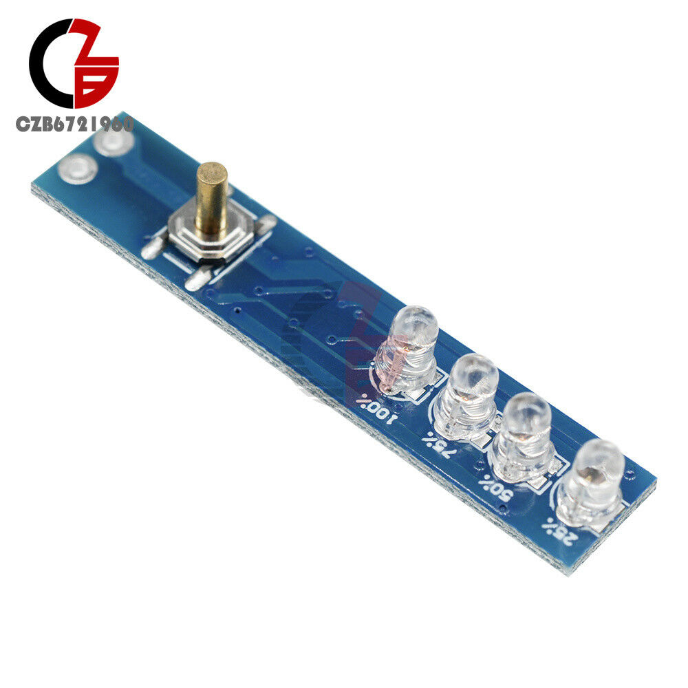 1S Lithium Battery Capacity Indicator Module LED Display Board Power Level Panel