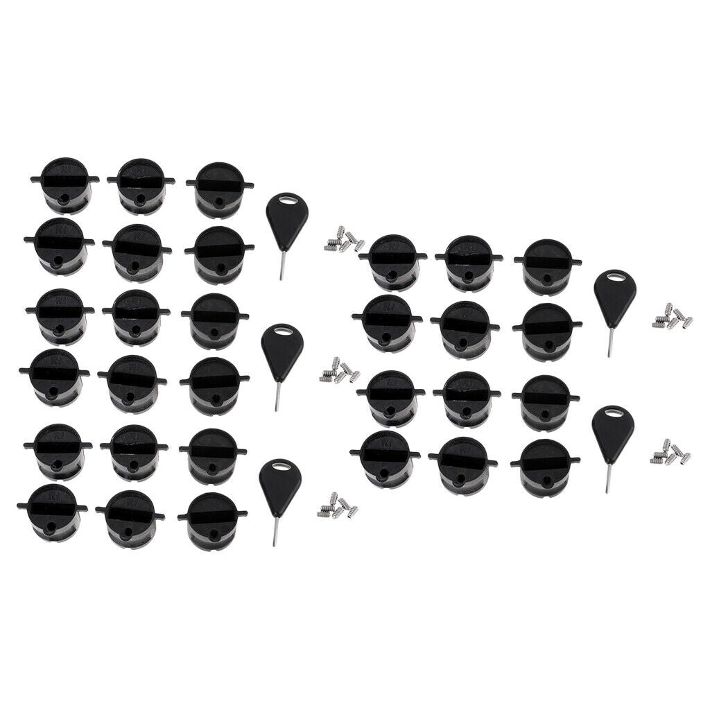 30 Pieces Surf Surf Leta Hex Key & Legrope Deck Strap Screw & Clamp Screw &