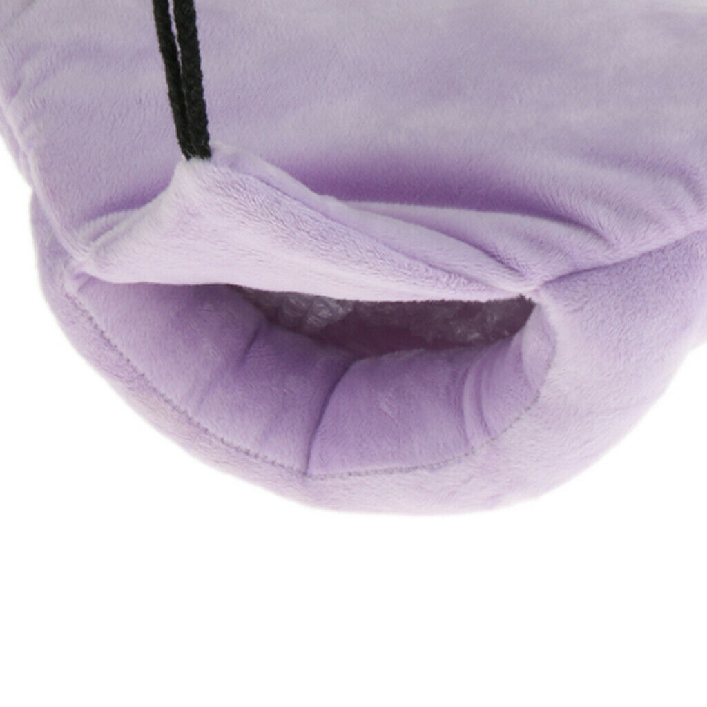 Parrot Budgie Lovebird Parakeet Cotton Comfy Hammock Bed Nest Purple S