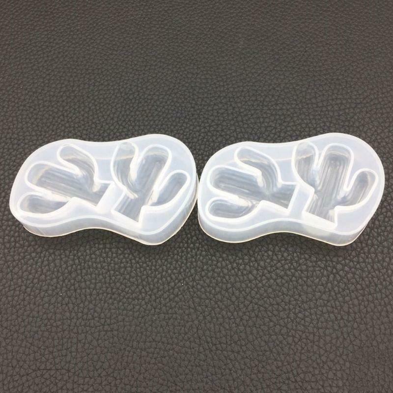 Silicone Mold DIY Jewelry Making Cactus Pendant Cake Decoration Fondant Epoxy
