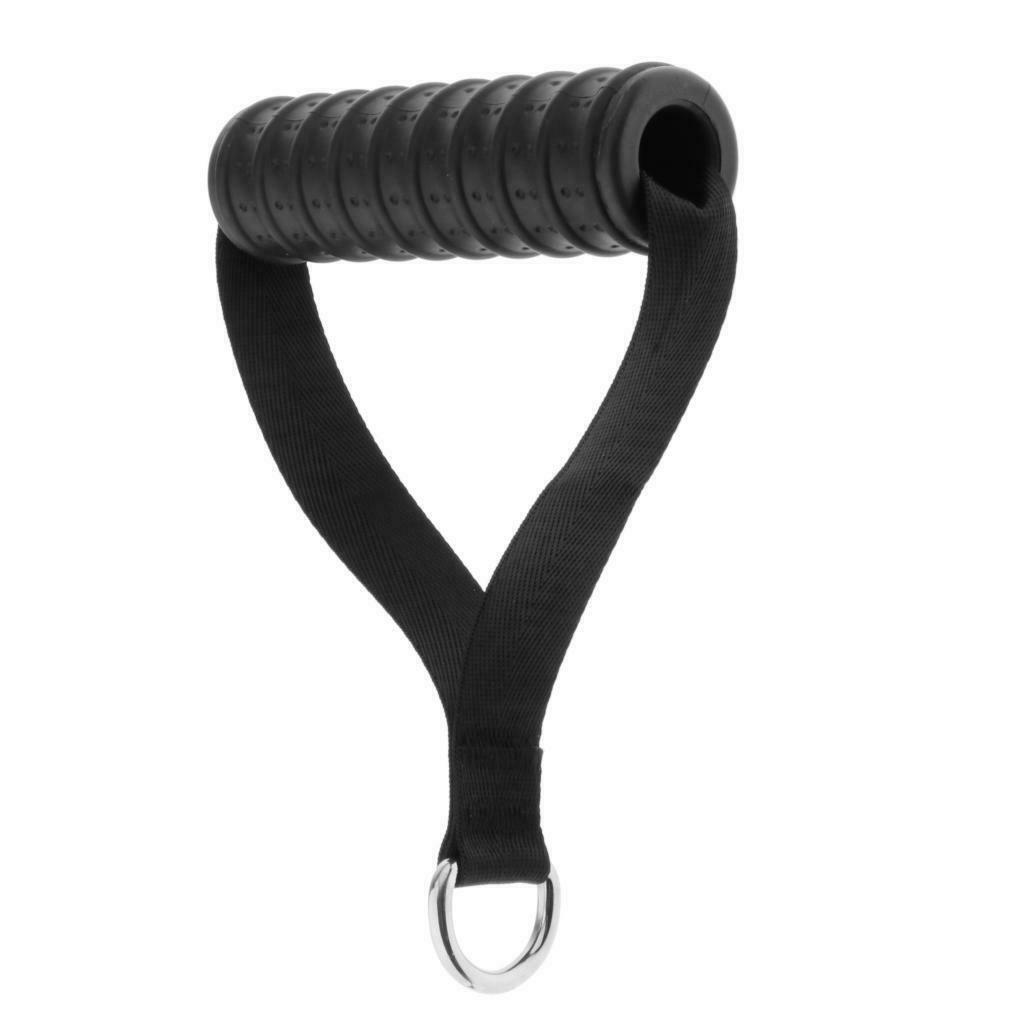 Pull Up Handles Non Slip Hand Grips 300kg Bearing D-ring Strap Handle for Gym