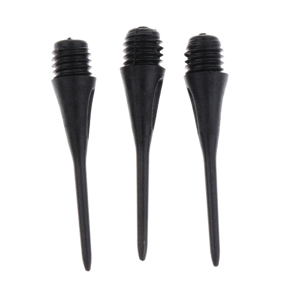 100 Pcs Plastic 33mm 2BA Replacement Soft Tips For Electronic Darts - Indoor