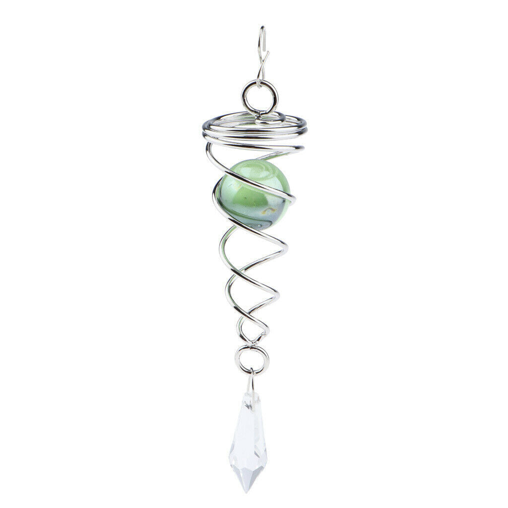 3PCS Crystal Spiral Twisters Wind Twisters Spinner Indoor Outdoor